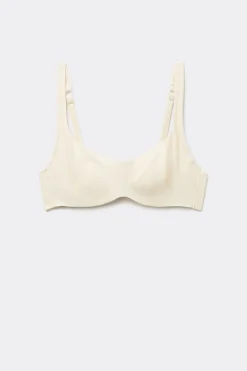 Recycled Microfiber Paris Print Balconette Bra - Balconette - Women | Tezenis