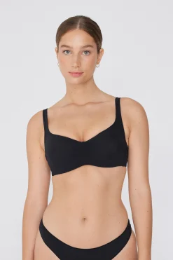 Recycled Microfiber Paris Print Balconette Bra - Balconette - Women | Tezenis