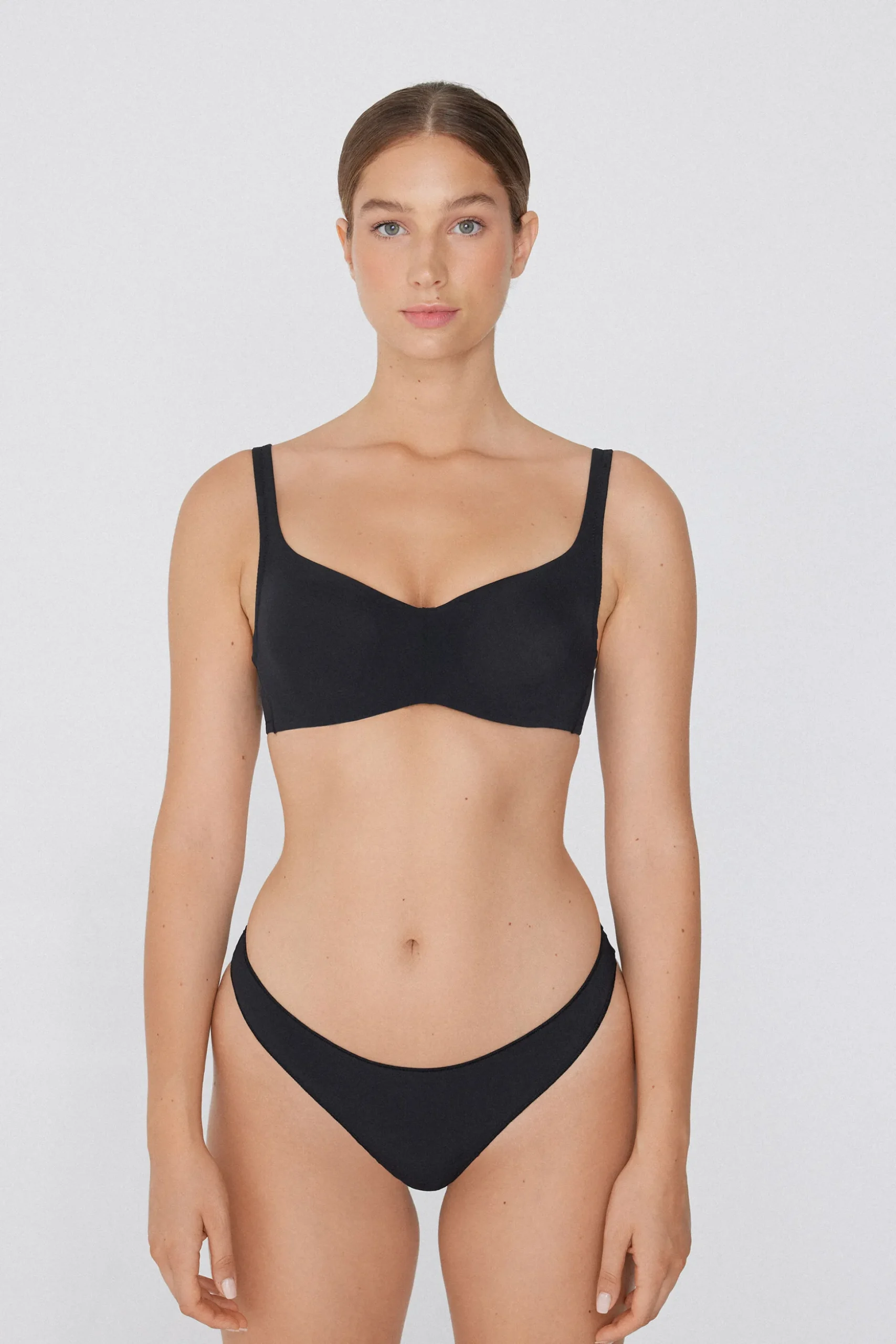Recycled Microfiber Paris Print Balconette Bra - Balconette - Women | Tezenis