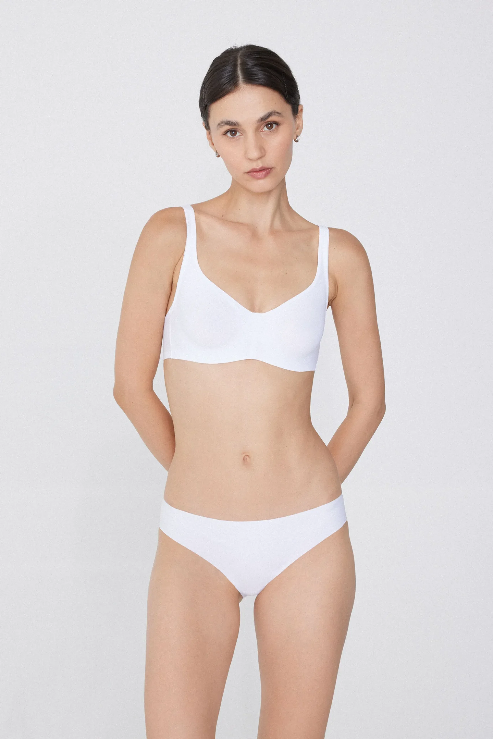 Recycled Microfiber Paris Print Balconette Bra - Balconette - Women | Tezenis