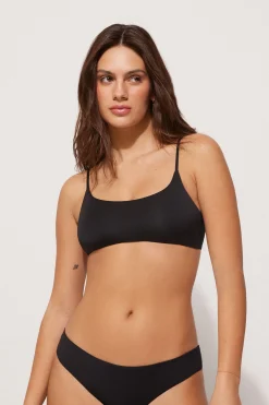 Recycled Microfiber Removable Padding Brassiere Bikini Top - Tank Top Bikini - Women | Tezenis