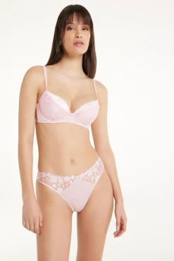 Red Passion Lace Berlin Balconette Bra - Push-up - Women | Tezenis
