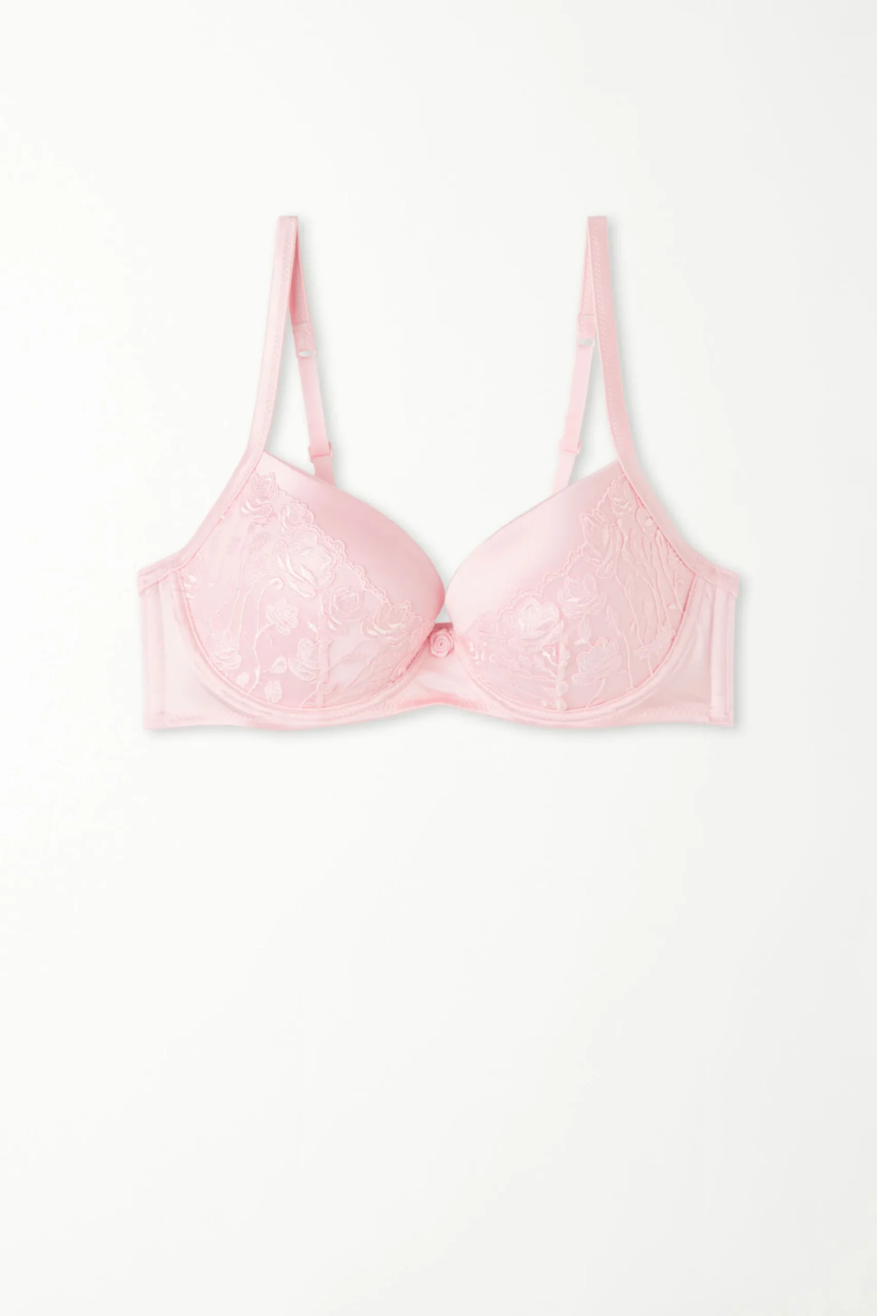 Red Passion Lace Berlin Balconette Bra - Push-up - Women | Tezenis