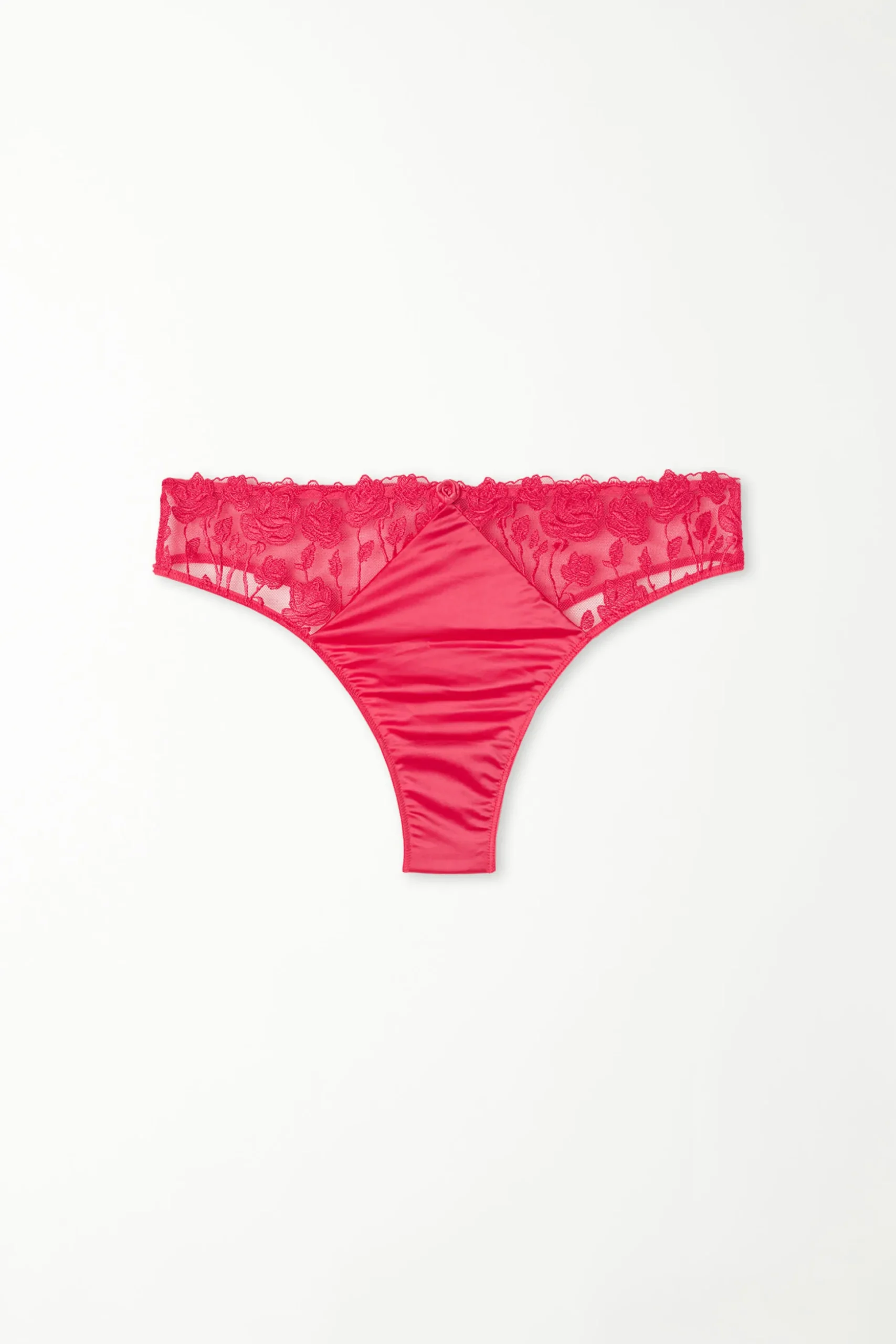 Red Passion Lace Brazilian Panties - Cheeky Briefs - Women | Tezenis