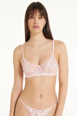 Red Passion Lace Paris Balconette Bra - Balconette - Women | Tezenis