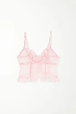 Red Passion Lace Triangle Bra Top - Bralette - Women | Tezenis