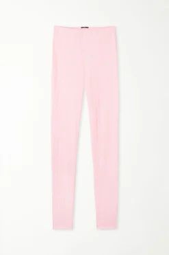 Ribbed Cable-Knit Effect Leggings - Pajama Sets - Women | Tezenis