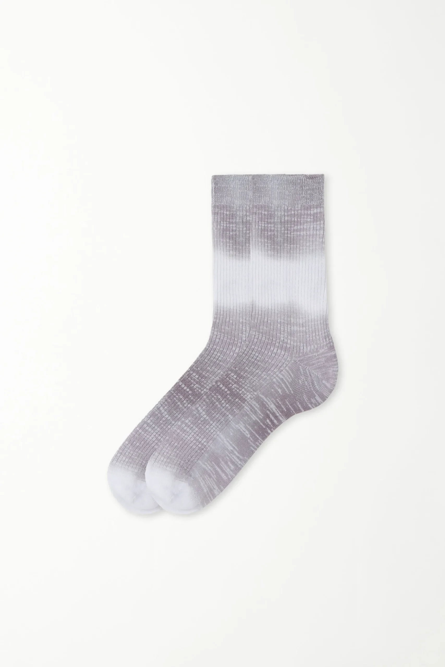 Ribbed Cotton Mid-Calf Socks - Socks - Women | Tezenis