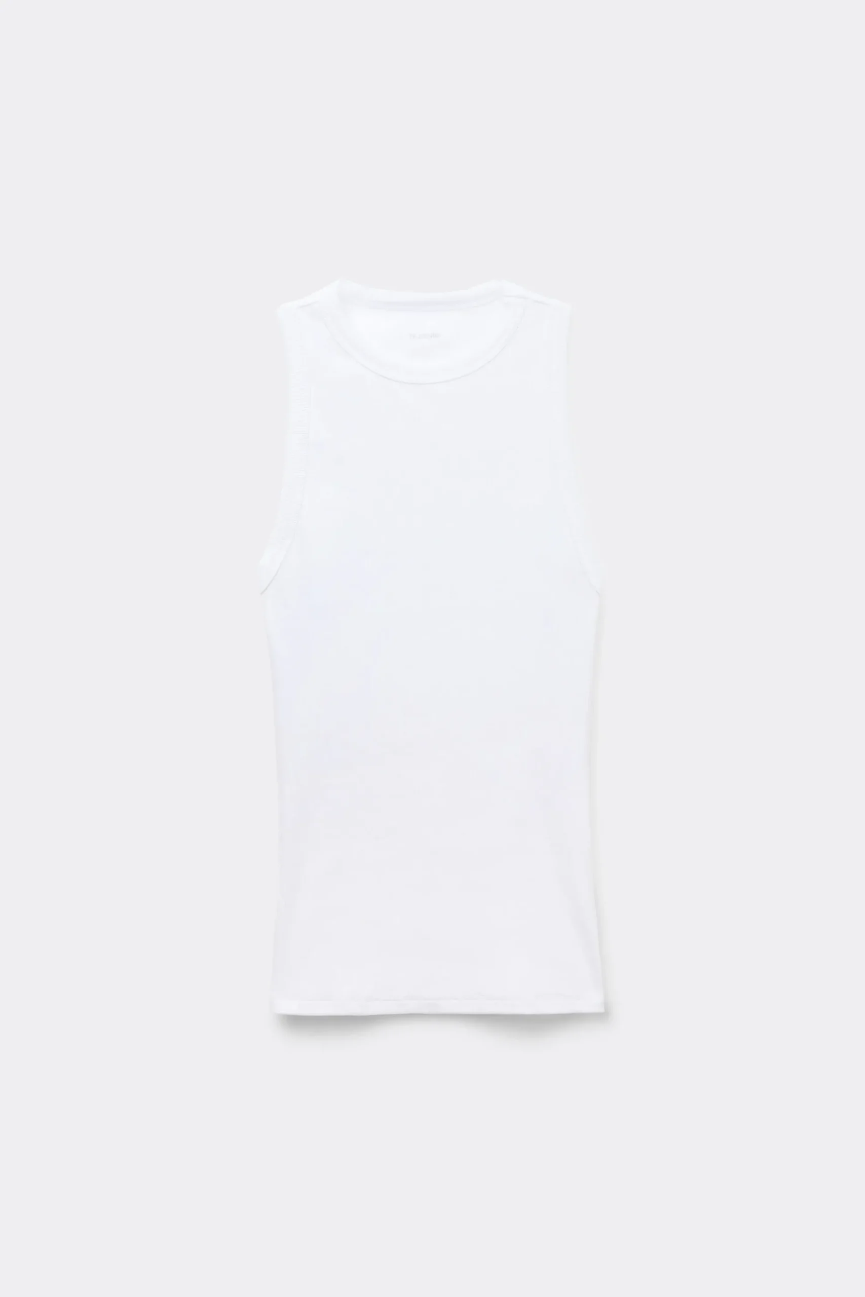 Ribbed Cotton Racerback Tank Top - Tank Tops - Women | Tezenis