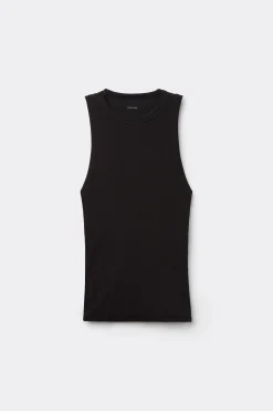 Ribbed Cotton Racerback Tank Top - Tank Tops - Women | Tezenis