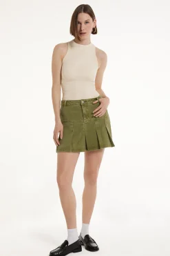 Ribbed Cotton Racerback Tank Top - Tank Tops - Women | Tezenis
