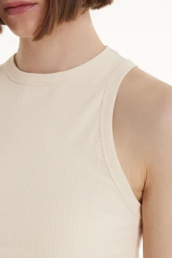Ribbed Cotton Racerback Tank Top - Tank Tops - Women | Tezenis