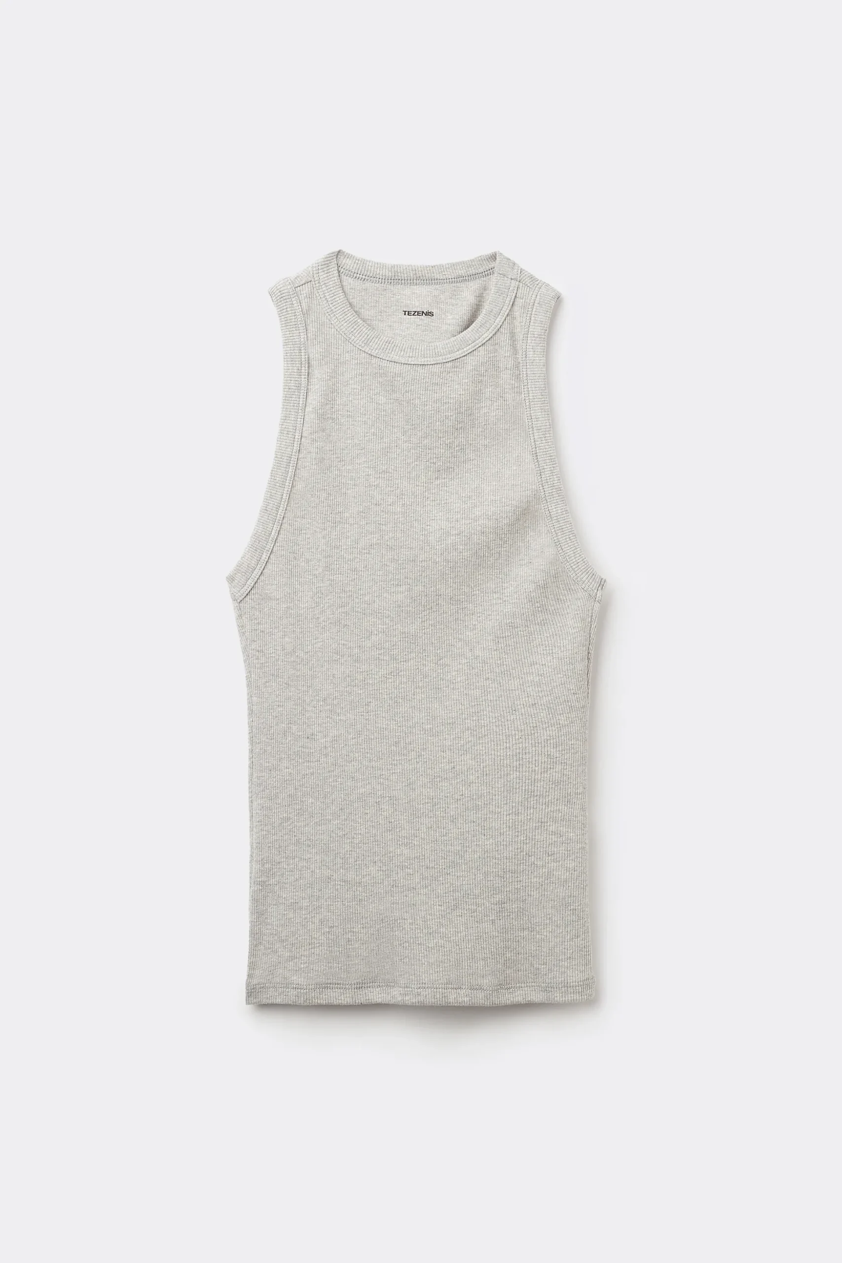 Ribbed Cotton Racerback Tank Top - Tank Tops - Women | Tezenis