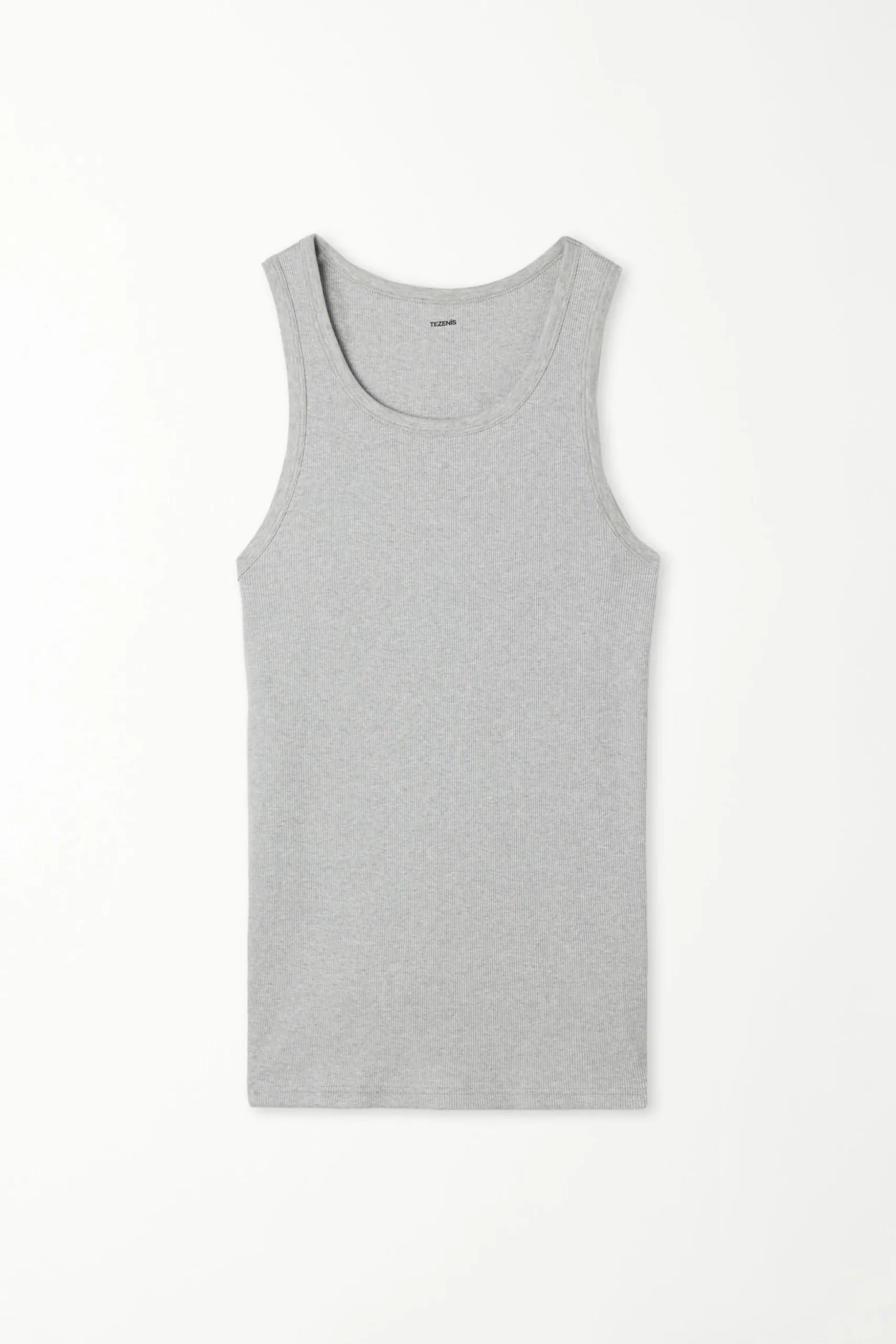 Ribbed Cotton Undershirt - Tank Top Undershirts - Men | Tezenis