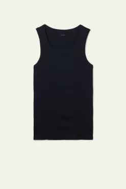 Ribbed Cotton Undershirt - Tank Top Undershirts - Men | Tezenis