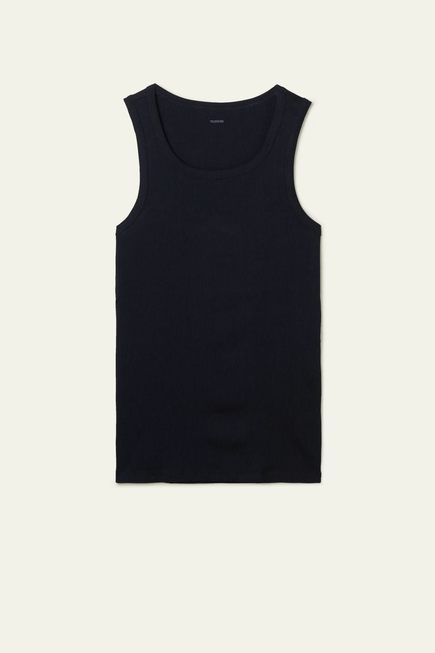 Ribbed Cotton Undershirt - Tank Top Undershirts - Men | Tezenis