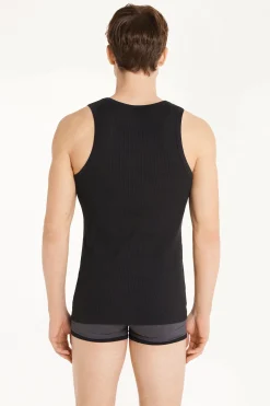 Ribbed Cotton Undershirt - Tank Top Undershirts - Men | Tezenis