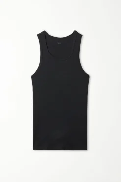 Ribbed Cotton Undershirt - Tank Top Undershirts - Men | Tezenis