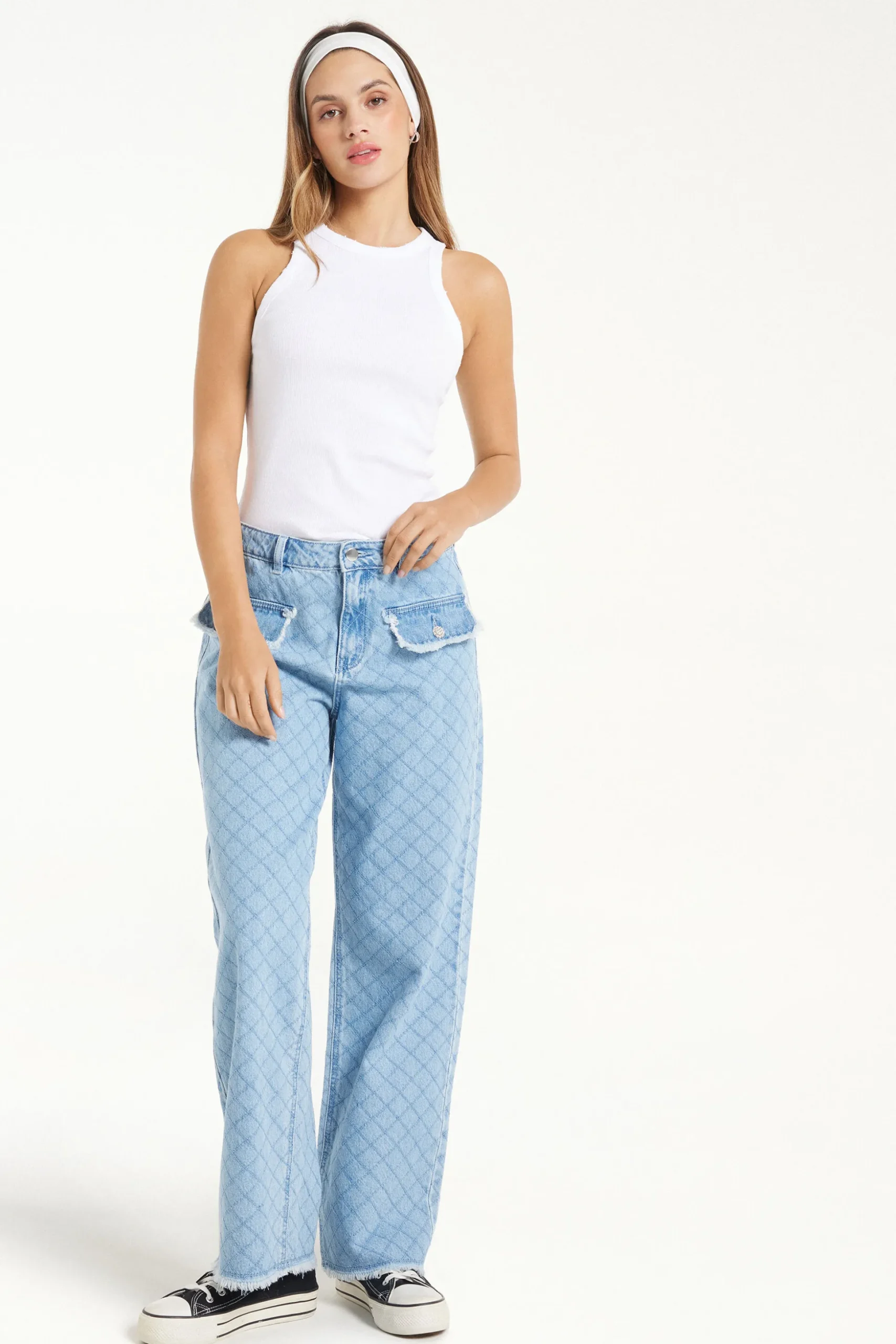 Ribbed High Neck Tank Top With Rips - Tank Tops - Women | Tezenis
