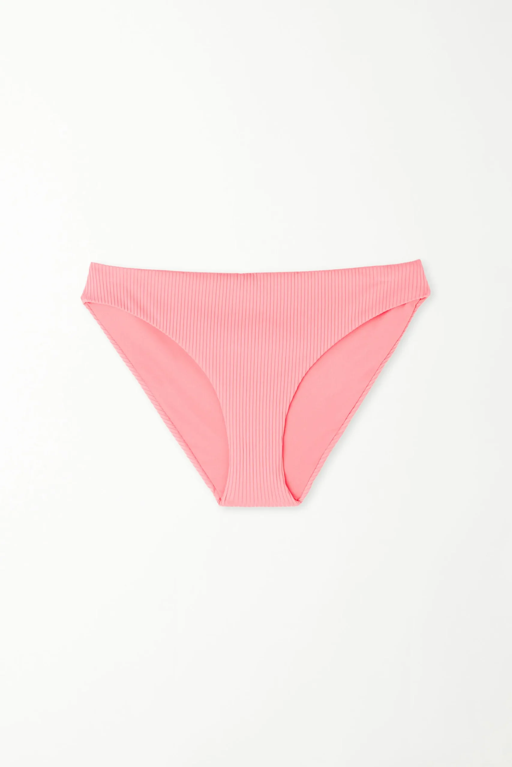 Ribbed Recycled Microfiber Classic Bikini Bottoms - Classic - Women | Tezenis