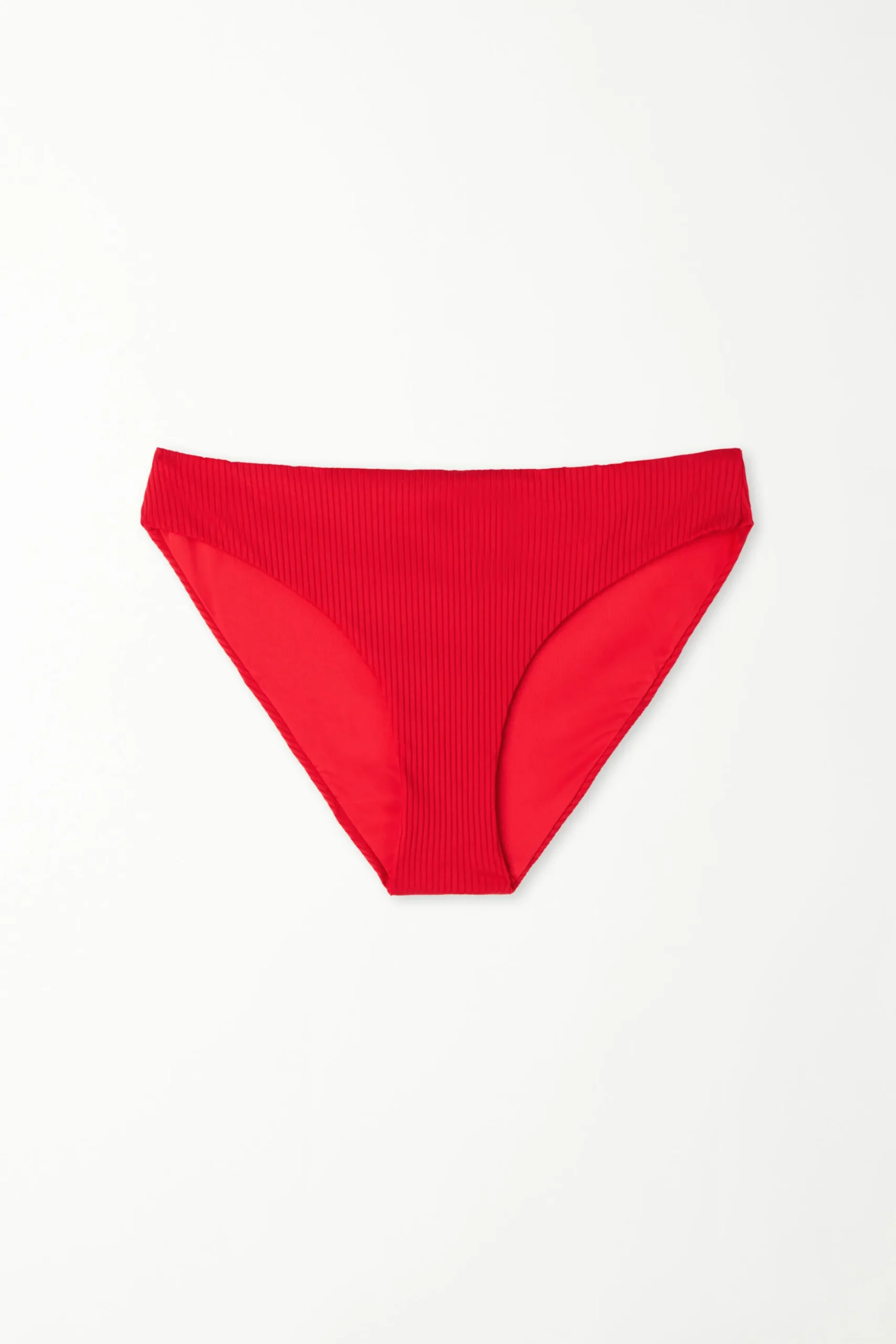 Ribbed Recycled Microfiber Classic Bikini Bottoms - Classic - Women | Tezenis