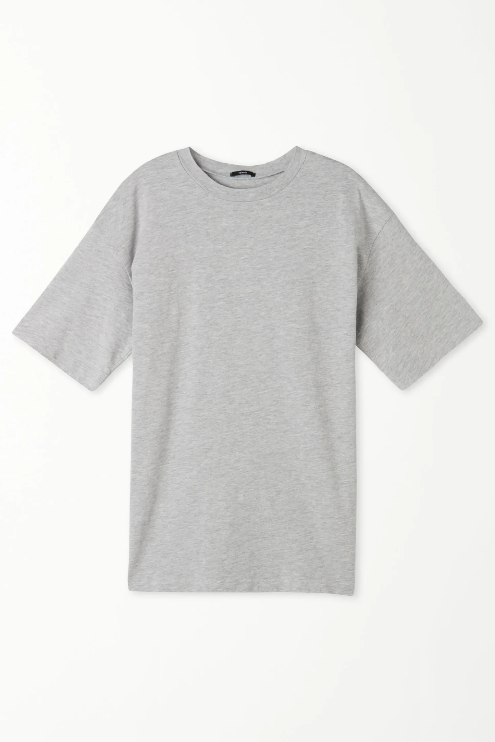 Ripped Cotton Crewneck T-Shirt - Short-Sleeved Tops - Women | Tezenis