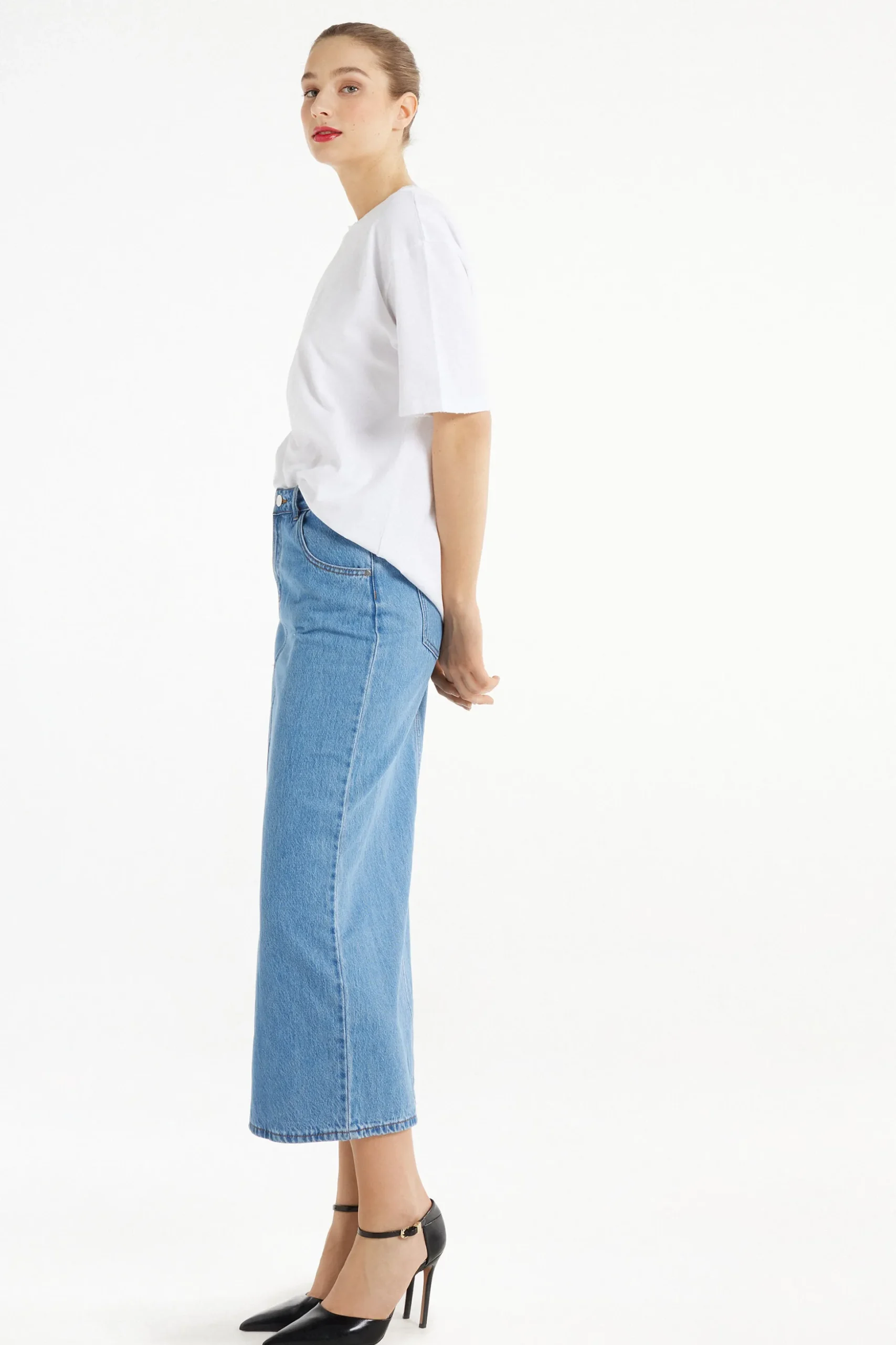 Ripped Cotton Crewneck T-Shirt - Short-Sleeved Tops - Women | Tezenis