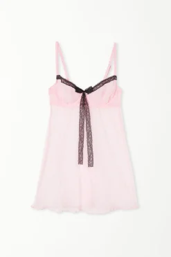Romantic Plissé Balconette Cup Spaghetti Strap Slip - Slips - Women | Tezenis