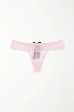 Romantic Plissé String Thong - G-strings And Thongs - Women | Tezenis