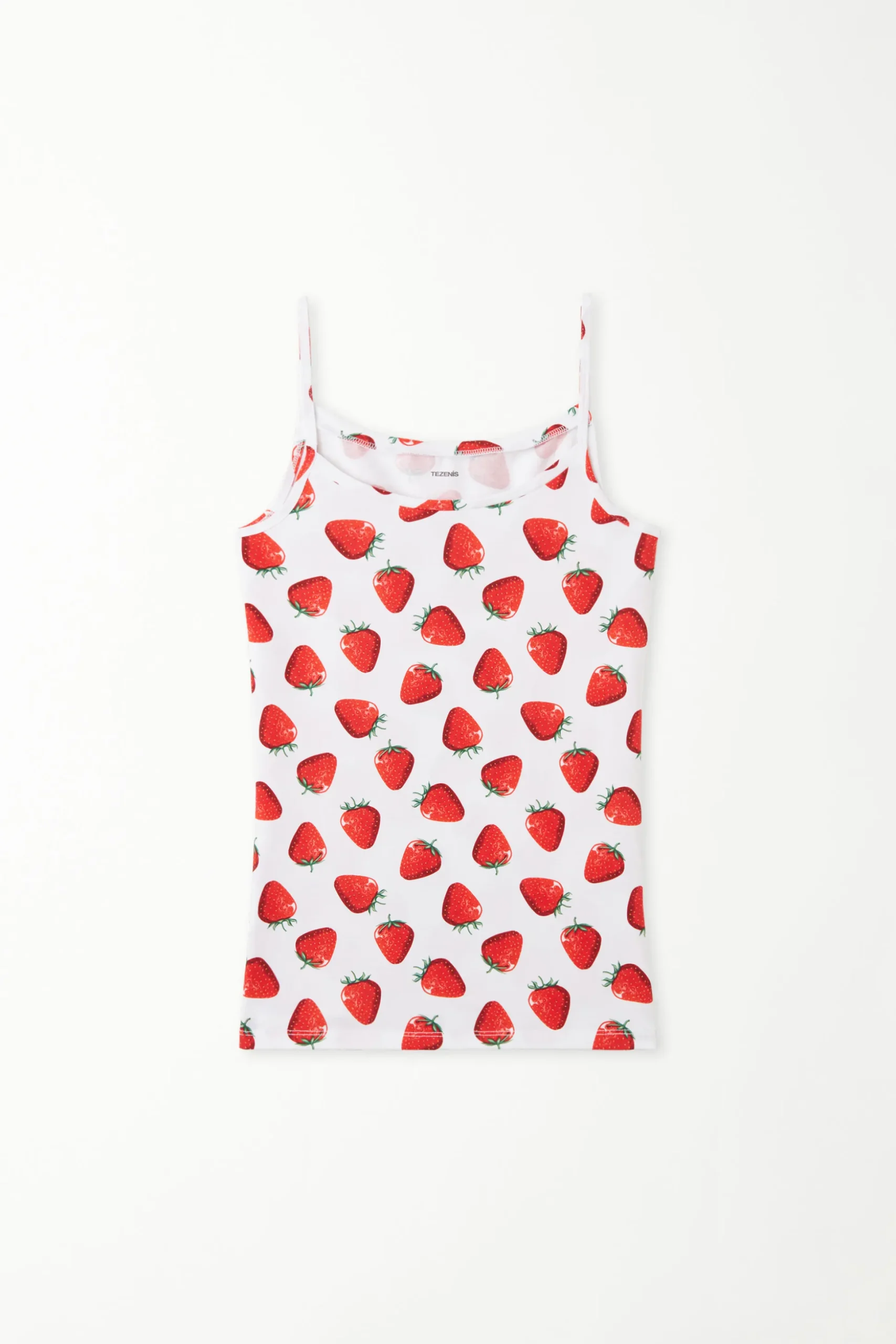 Round Neck Tank Top In Stretch Cotton - Tank Tops - Women | Tezenis