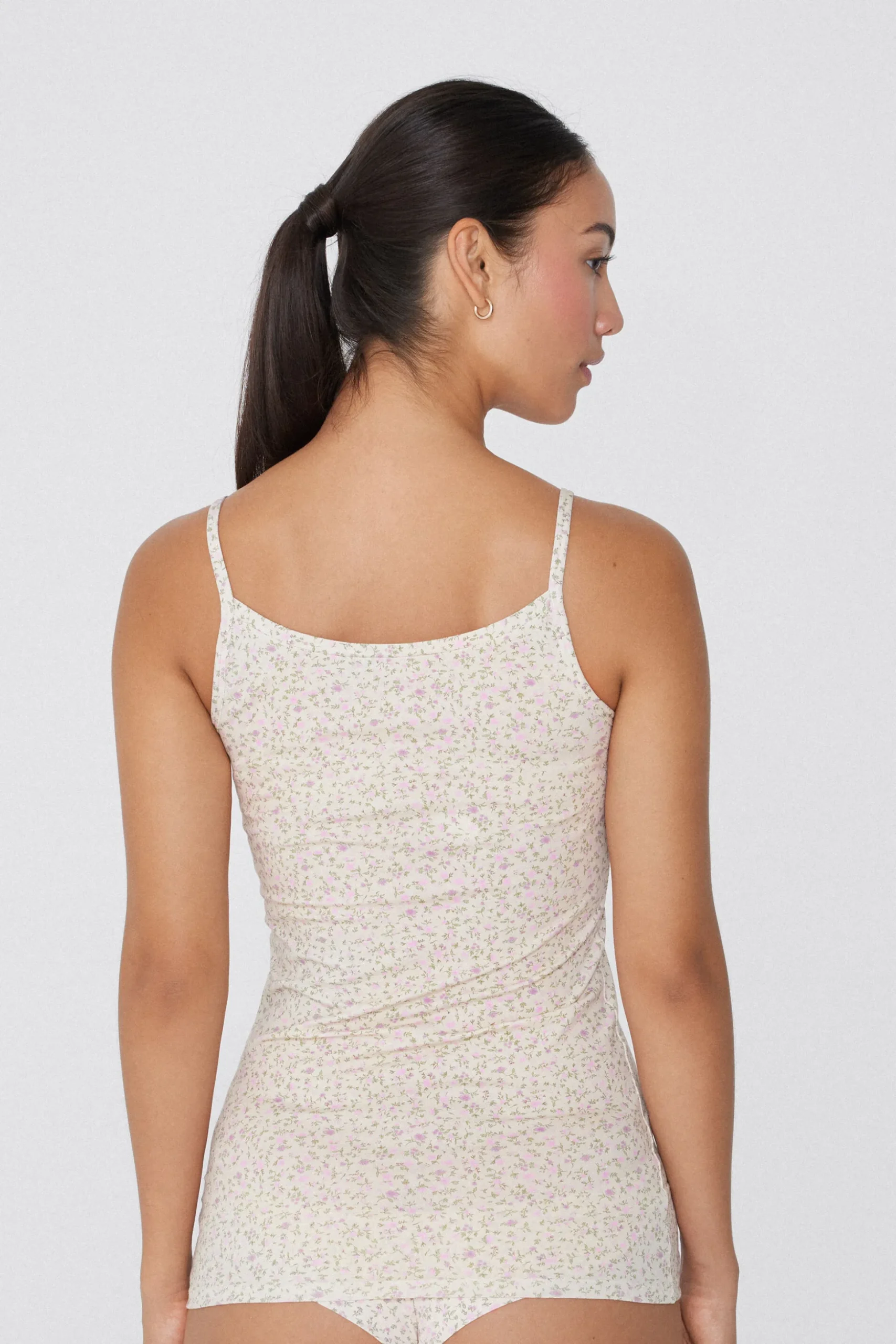 Round Neck Tank Top In Stretch Cotton - Tank Tops - Women | Tezenis