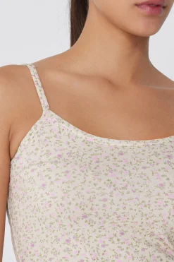 Round Neck Tank Top In Stretch Cotton - Tank Tops - Women | Tezenis