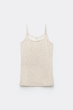Round Neck Tank Top In Stretch Cotton - Tank Tops - Women | Tezenis