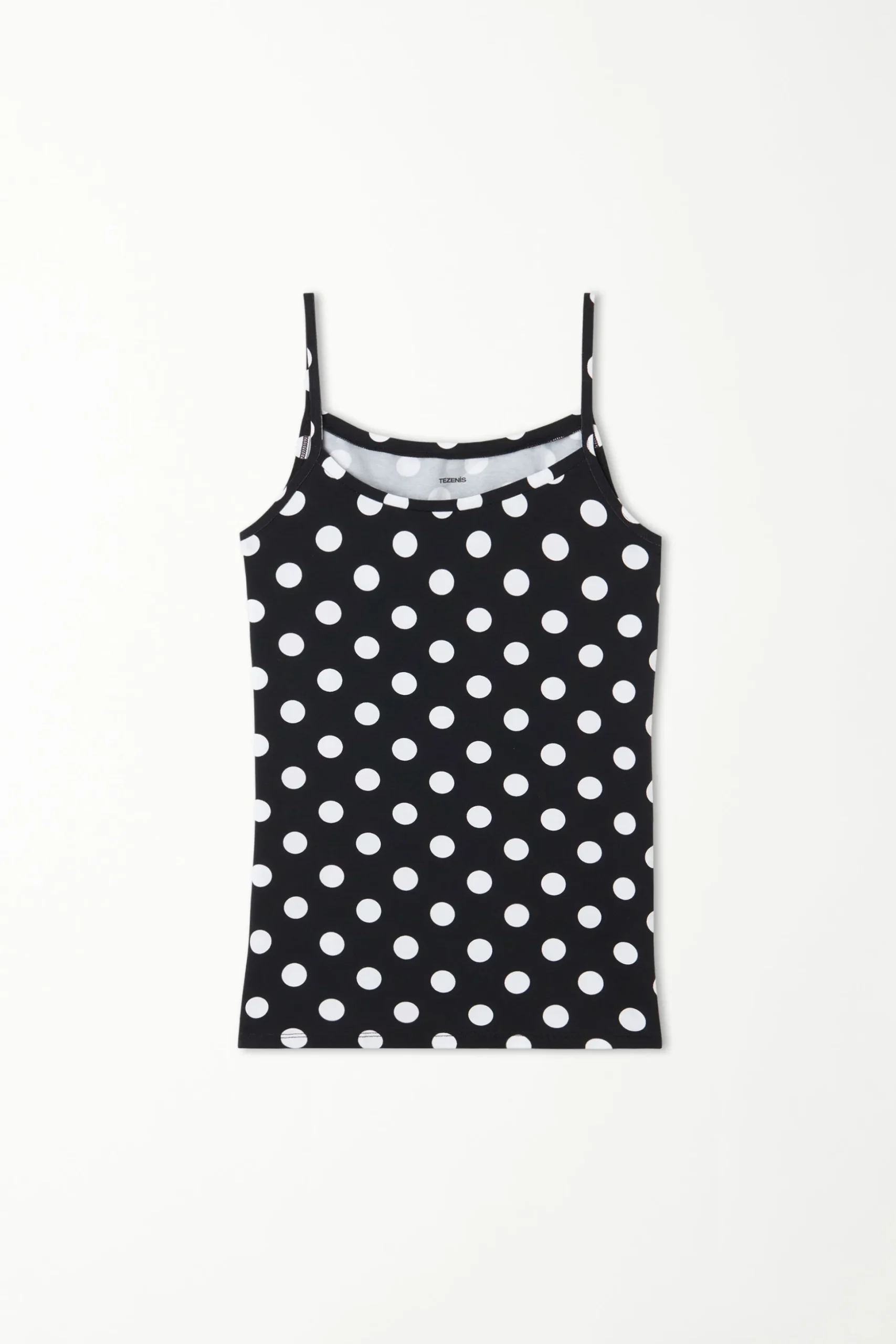 Round Neck Tank Top In Stretch Cotton - Tank Tops - Women | Tezenis