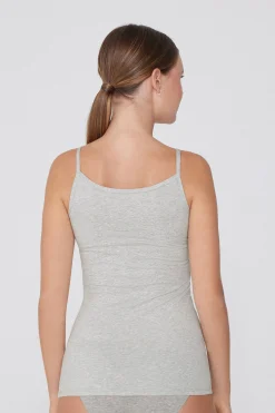 Round-Neck Stretch Cotton Tank Top - Tank Tops - Women | Tezenis