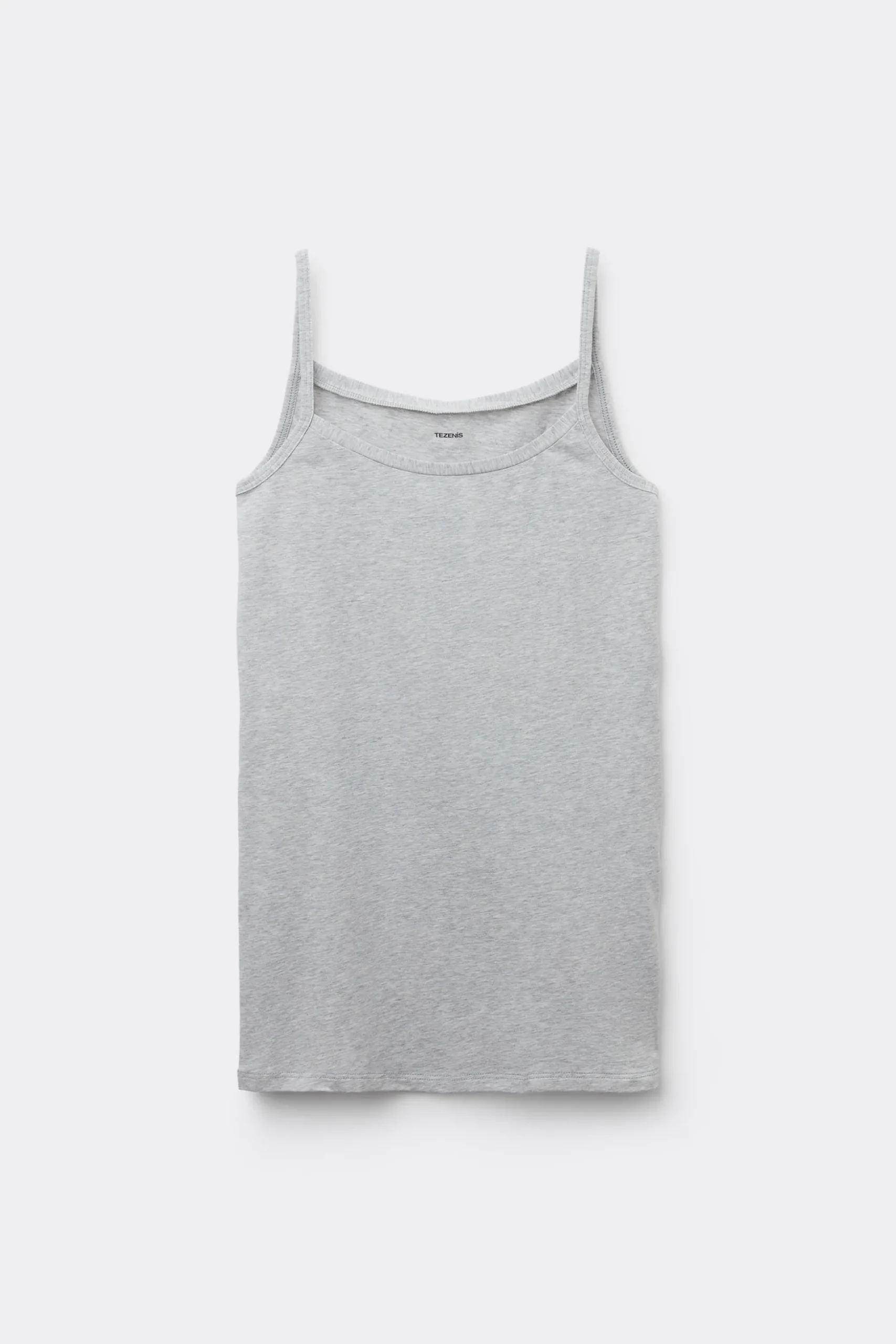 Round-Neck Stretch Cotton Tank Top - Tank Tops - Women | Tezenis