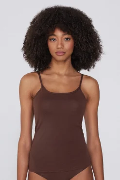 Round-Neck Stretch Cotton Tank Top - Tank Tops - Women | Tezenis