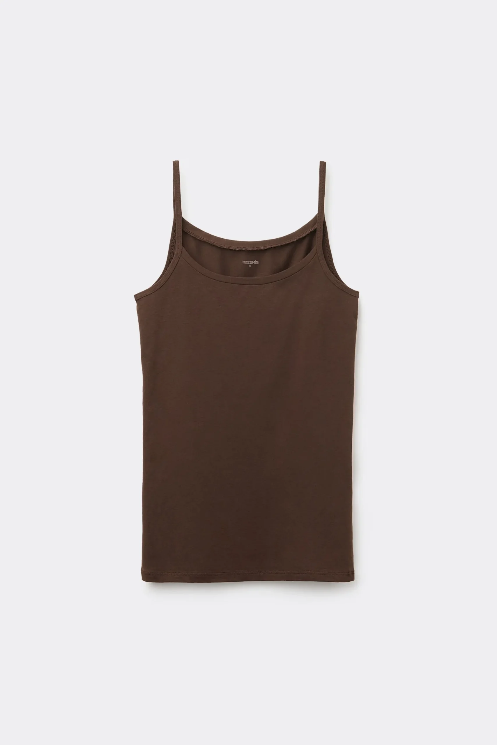 Round-Neck Stretch Cotton Tank Top - Tank Tops - Women | Tezenis