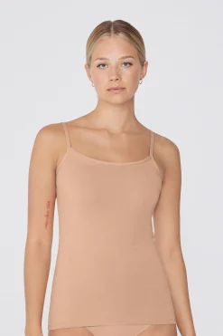 Round-Neck Stretch Cotton Tank Top - Tank Tops - Women | Tezenis