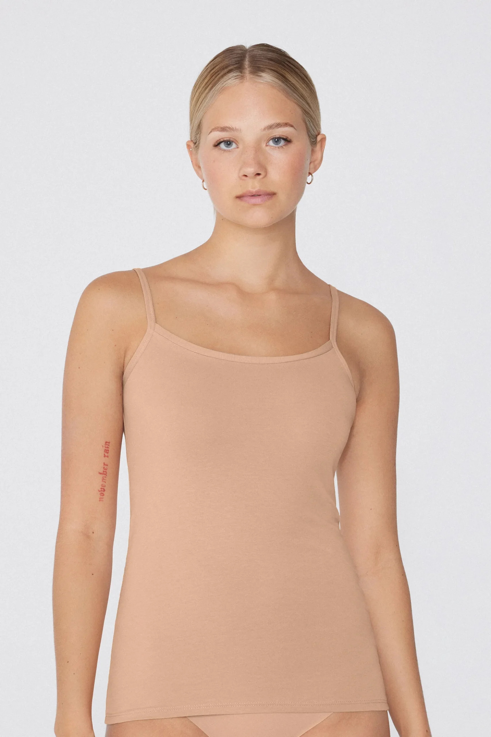 Round-Neck Stretch Cotton Tank Top - Tank Tops - Women | Tezenis