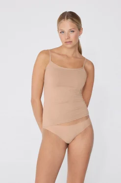 Round-Neck Stretch Cotton Tank Top - Tank Tops - Women | Tezenis