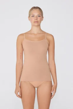 Round-Neck Stretch Cotton Tank Top - Tank Tops - Women | Tezenis