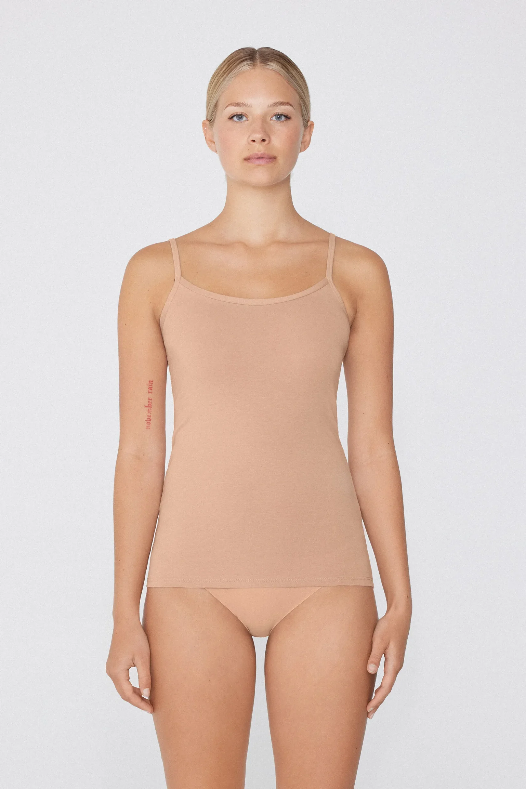 Round-Neck Stretch Cotton Tank Top - Tank Tops - Women | Tezenis