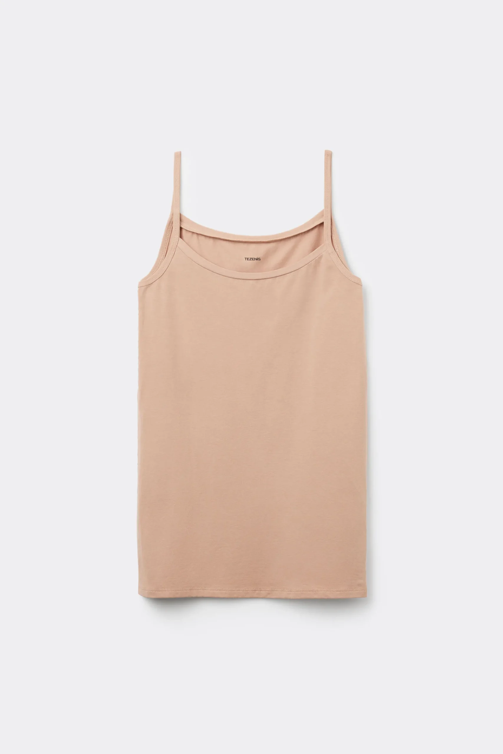 Round-Neck Stretch Cotton Tank Top - Tank Tops - Women | Tezenis