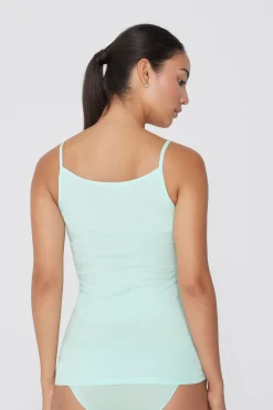 Round-Neck Stretch Cotton Tank Top - Tank Tops - Women | Tezenis