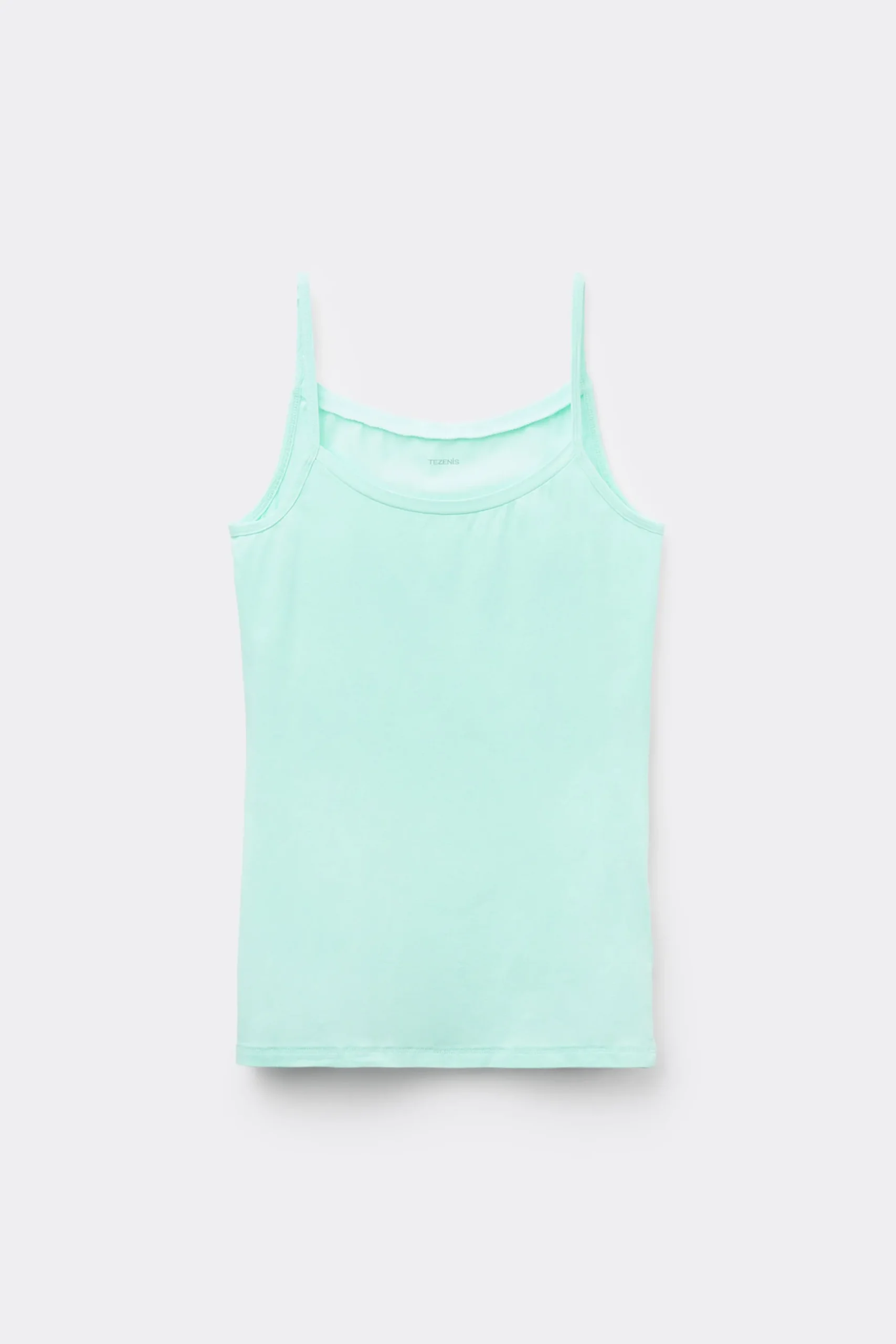Round-Neck Stretch Cotton Tank Top - Tank Tops - Women | Tezenis