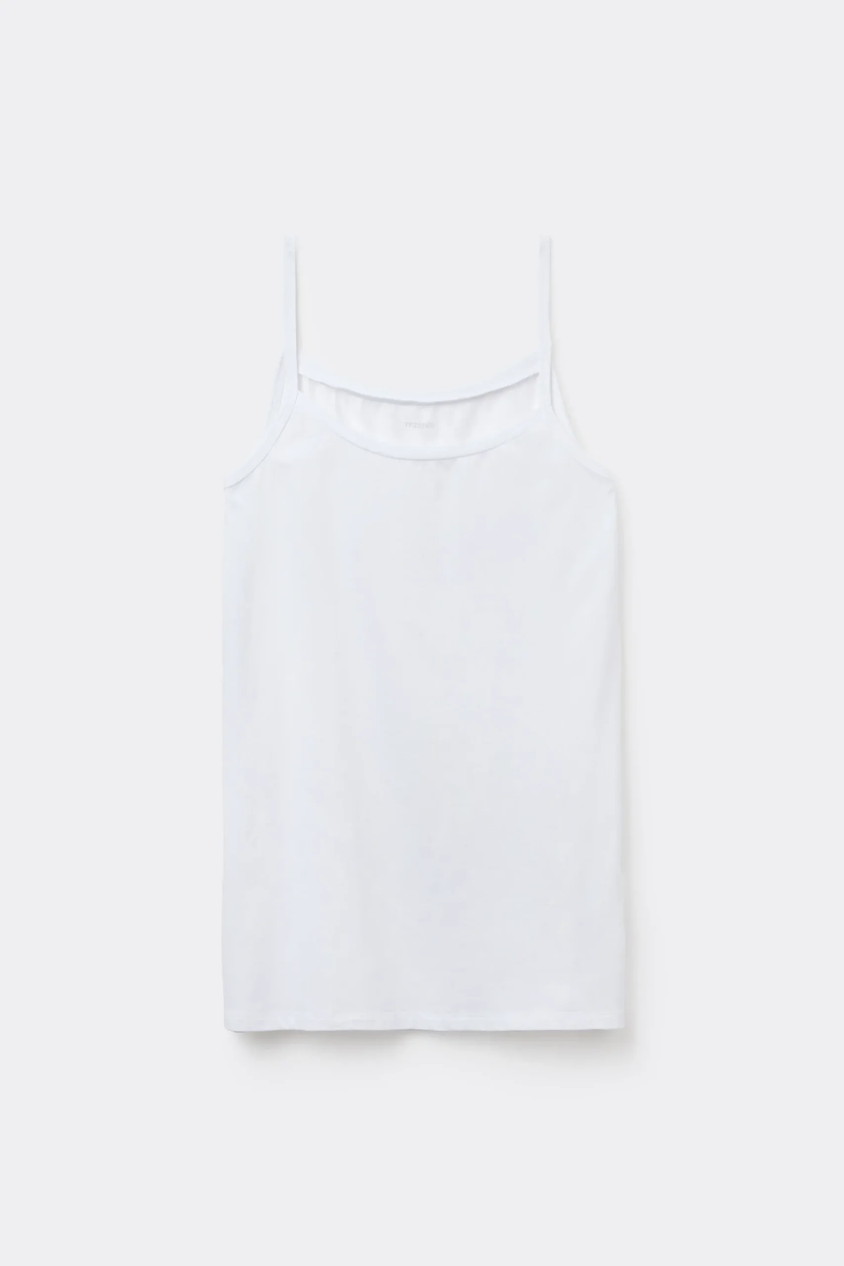 Round-Neck Stretch Cotton Tank Top - Tank Tops - Women | Tezenis