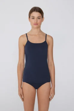 Round-Neck Stretch Cotton Tank Top - Tank Tops - Women | Tezenis