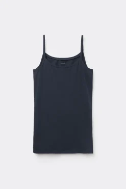 Round-Neck Stretch Cotton Tank Top - Tank Tops - Women | Tezenis