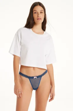 Ruffled String Thong - G-strings And Thongs - Women | Tezenis